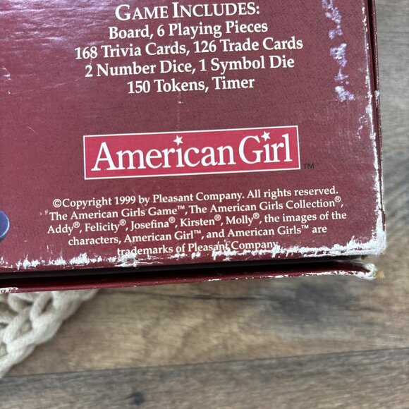 Pleasant Company American Girl Board Game Trivia Trade Trip Through Time 1999 - Picture 13 of 13